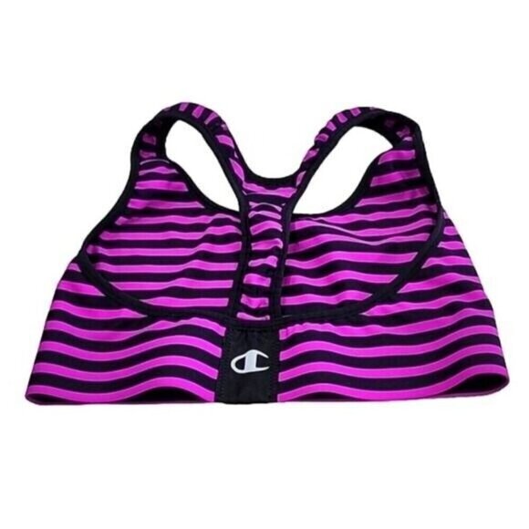 Champion Sports Bra Purple & Black Women's Small - Picture 2 of 3